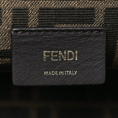 Shiny Nappa Small Fendi First Black Black