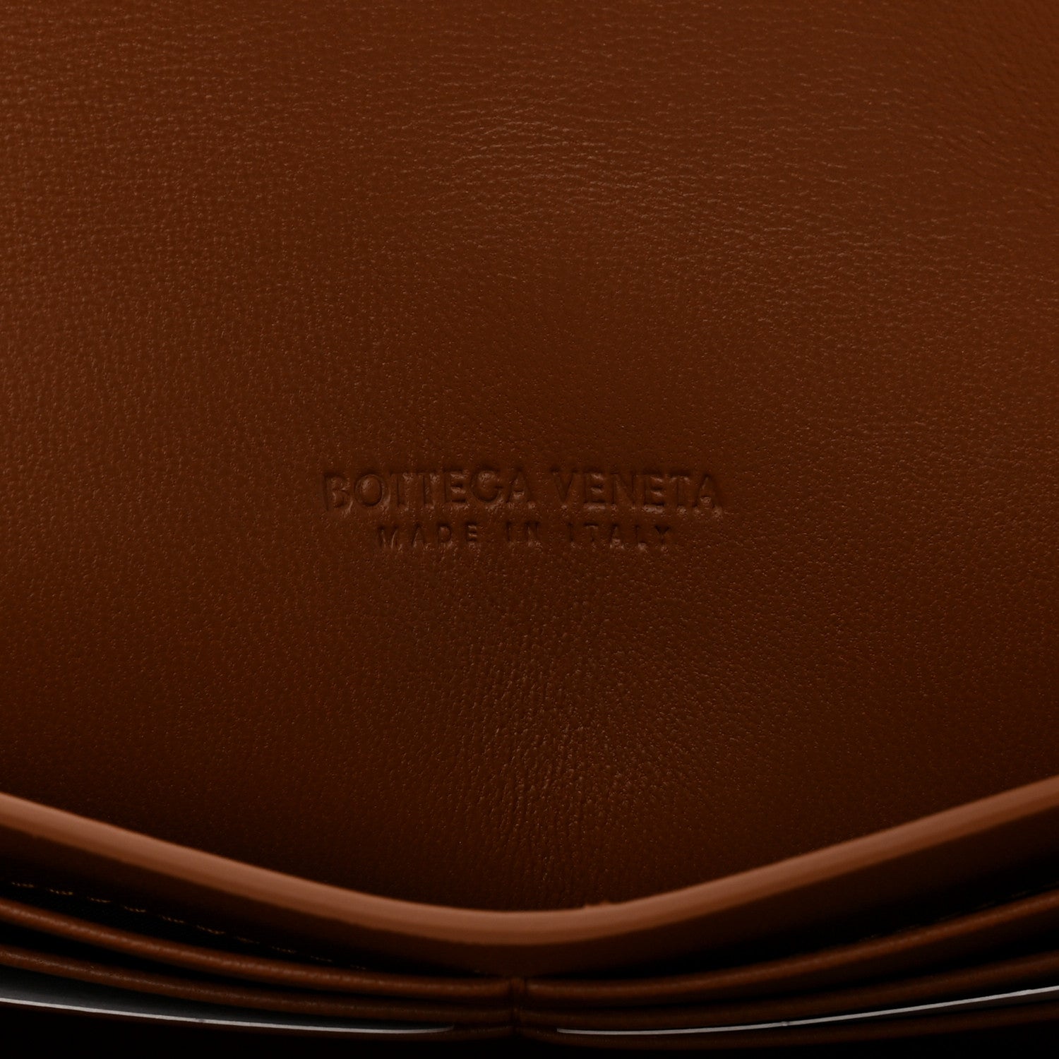 Suede Intrecciato Long Andiamo Top Handle Clutch Amber