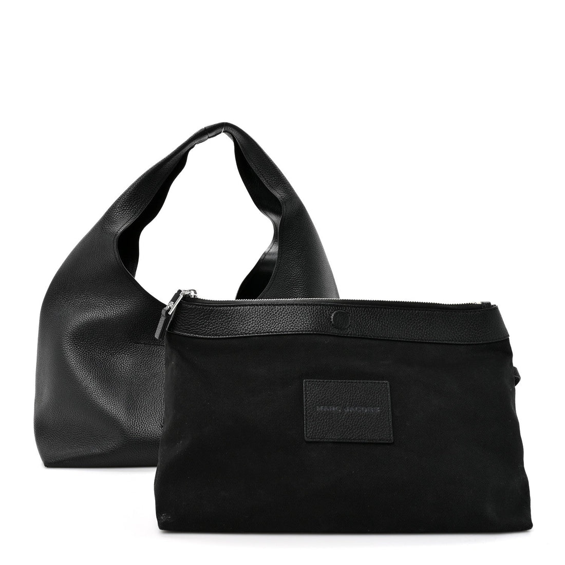 Grained Calfskin Medium The Sack Bag Black