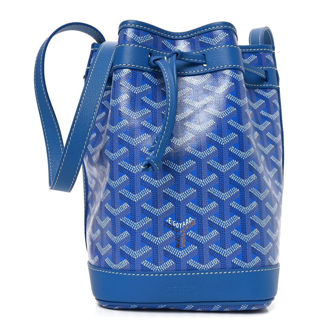 Goyardine Petit Flot Bucket Bag PM Sky Morning