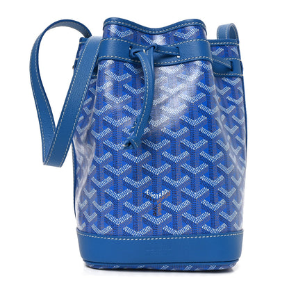 Goyardine Petit Flot Bucket Bag PM Sky Morning