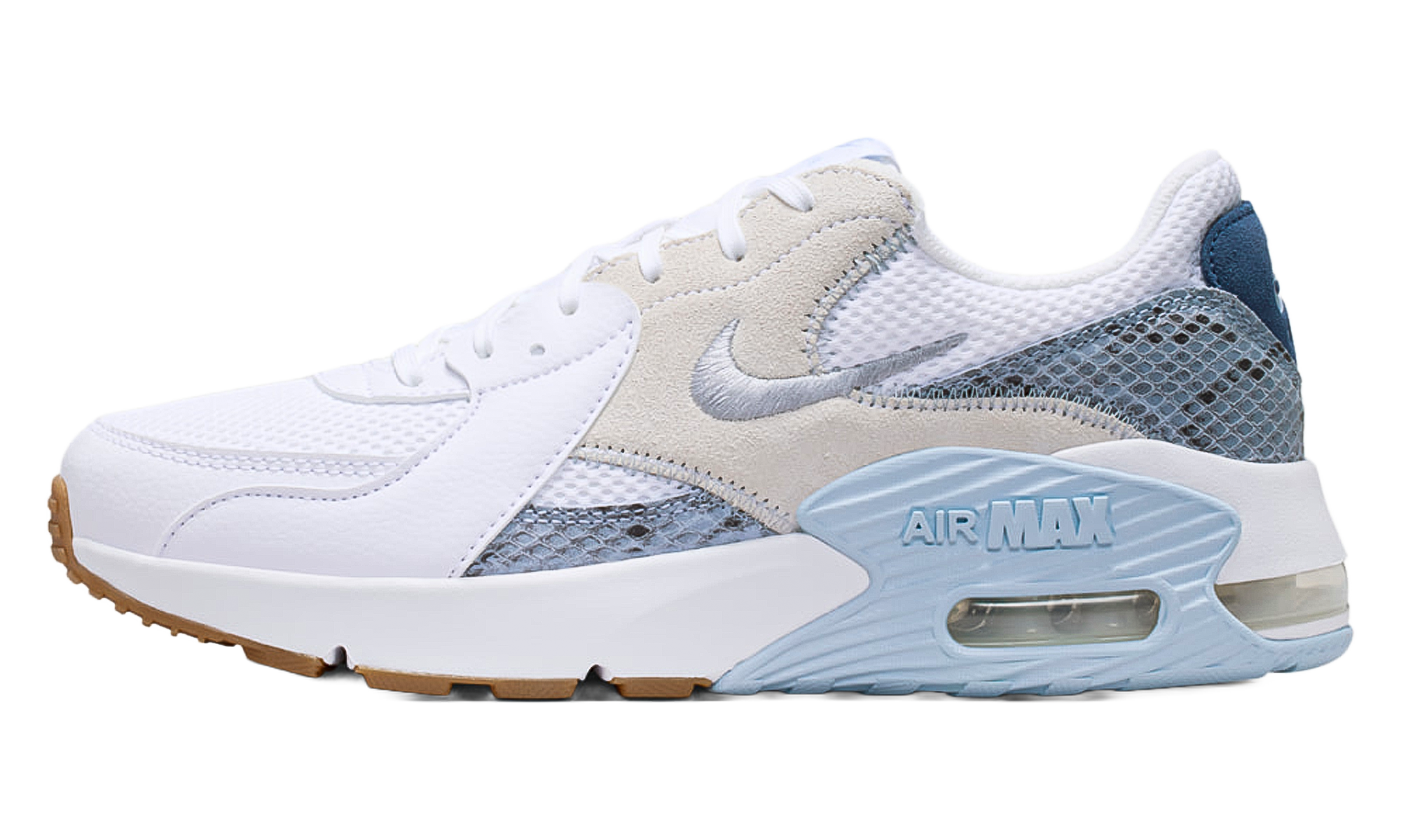 Air Max Excee Premium WMNS "White Hydrogen Blue Snakeskin" IR1379 100