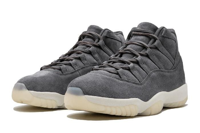 Jordan 11 Retro Pinnacle Grey Suede