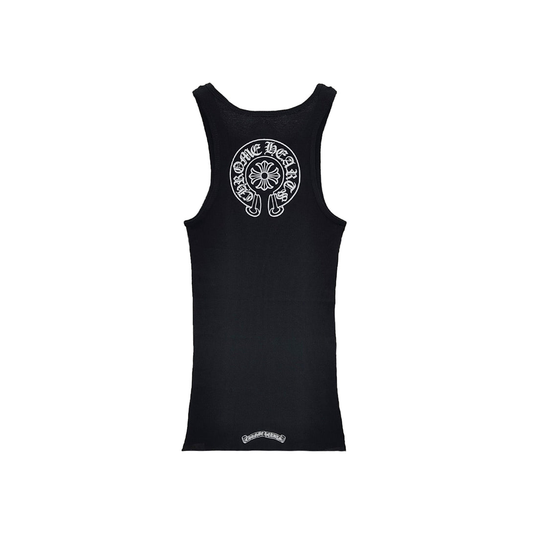 Chrome Hearts Black Horseshoe Rib Tank Top