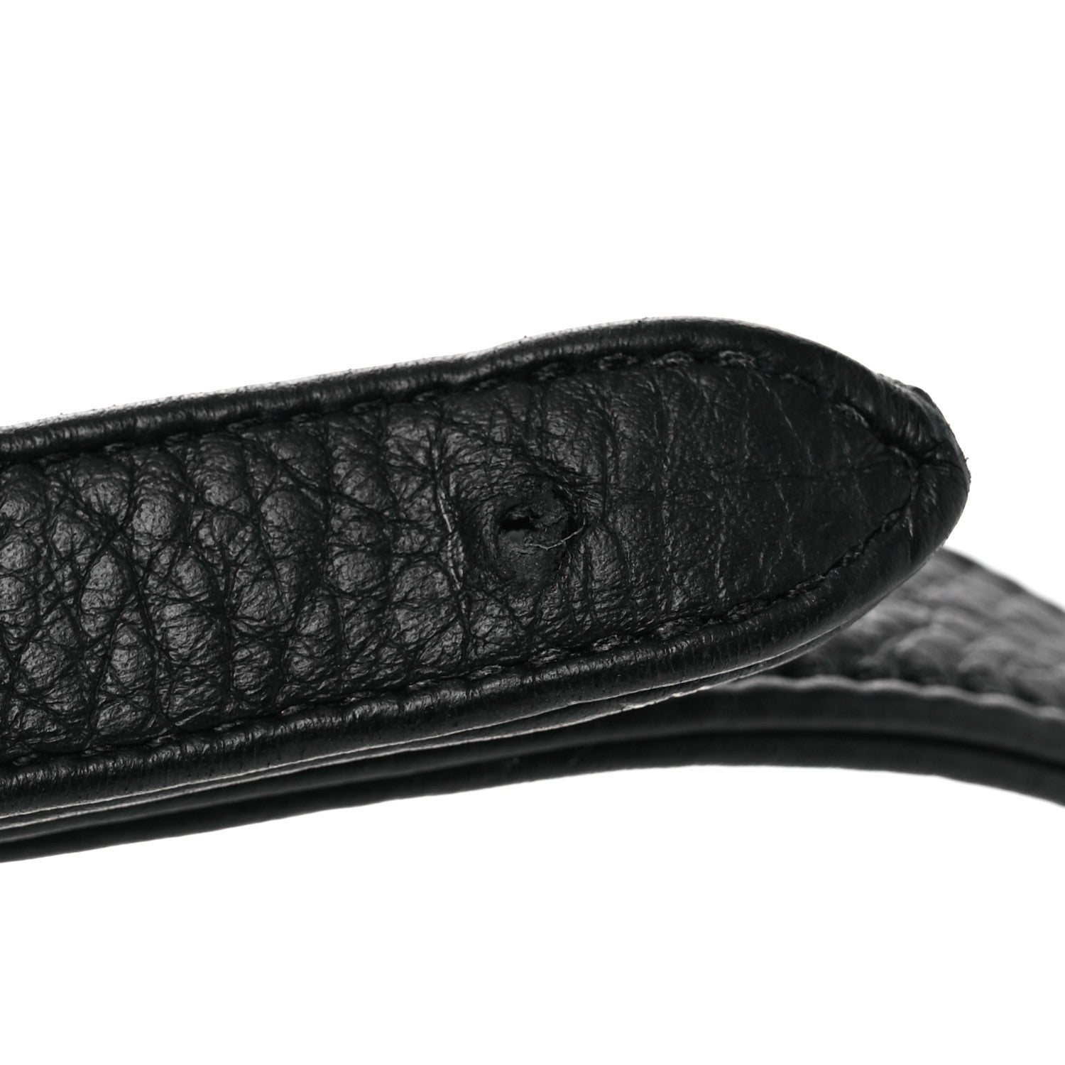 Grained Calfskin Mini Snat Pack Gunslinger Waist Bag Black