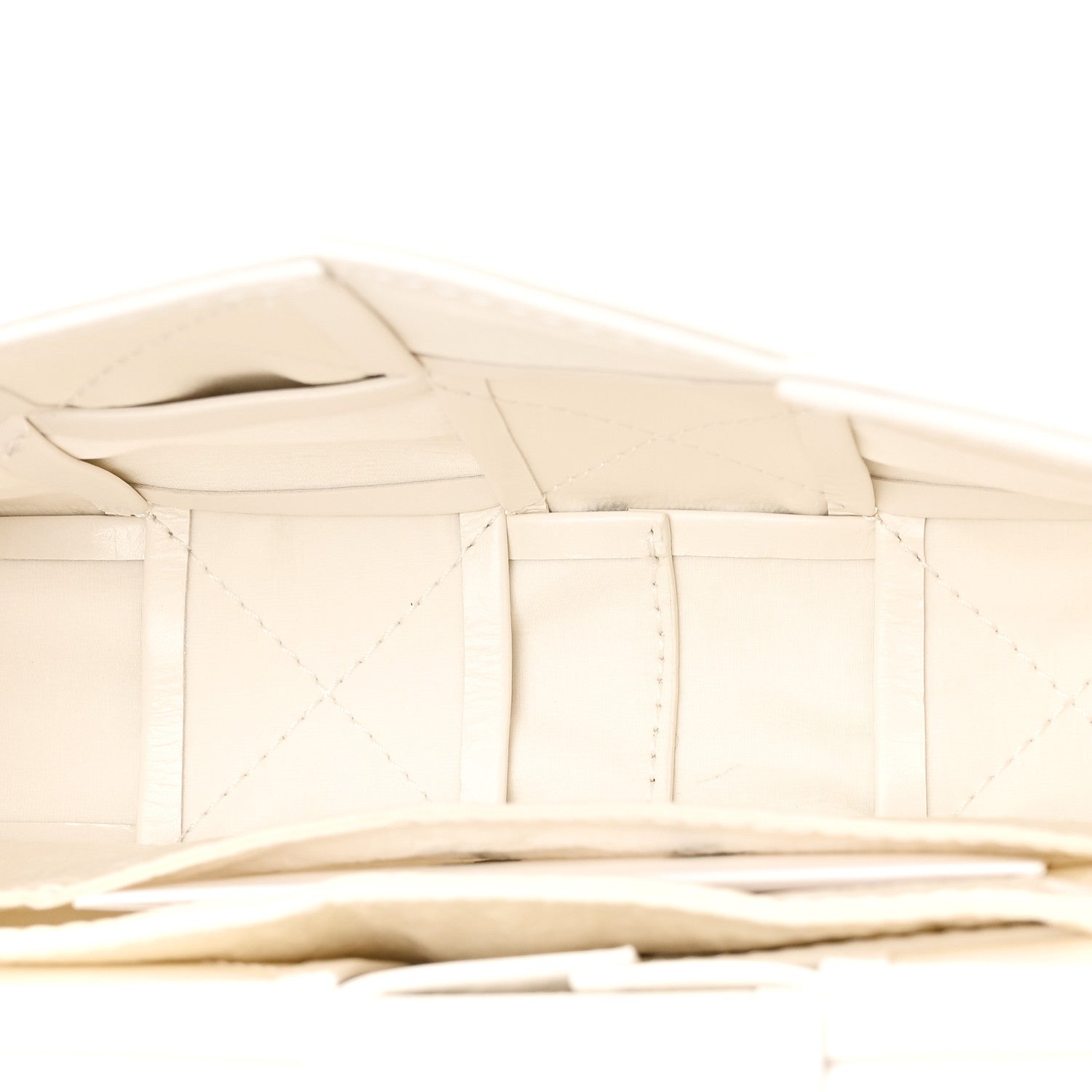 Paper Calfskin Intrecciato Cassette Belt Bag White