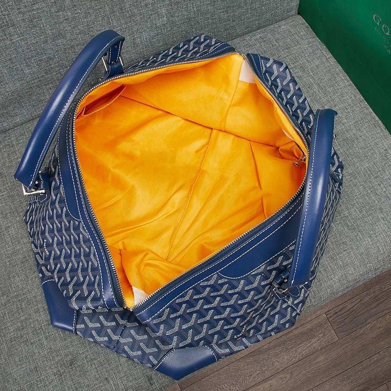 Goyard Boston 50 Bag In Goyardine Canvas Travel Bag Luggage ✨