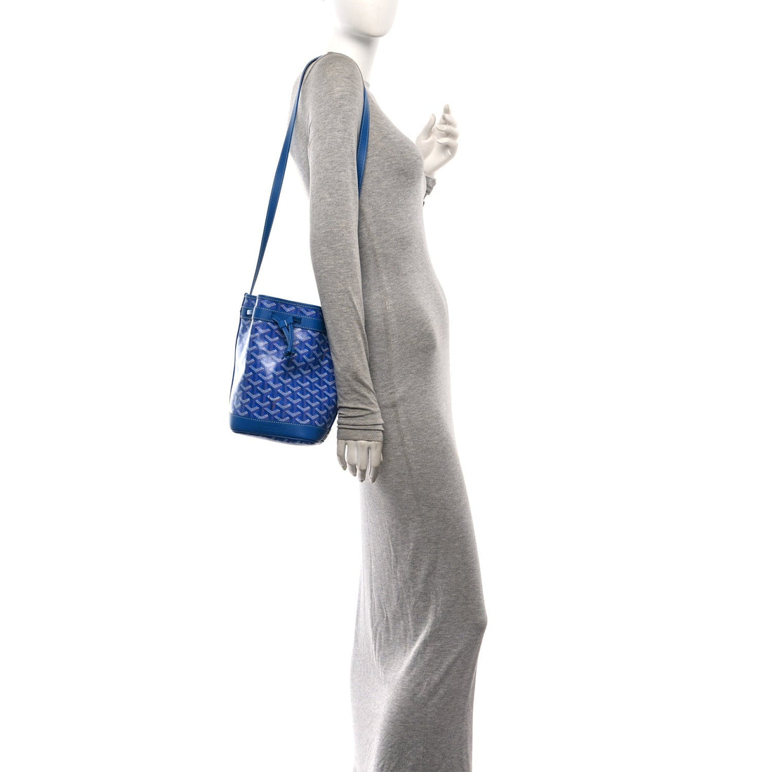 Goyardine Petit Flot Bucket Bag PM Sky Morning