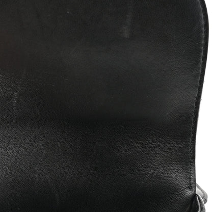 Lambskin Quilted Side Packs Black