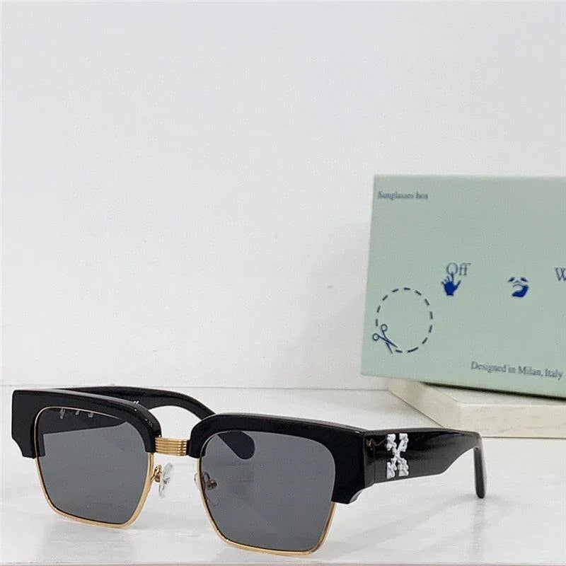 OFF-WHITE! WASHINGTON OERI024 1007 52 UNISEX Sunglasses ✨