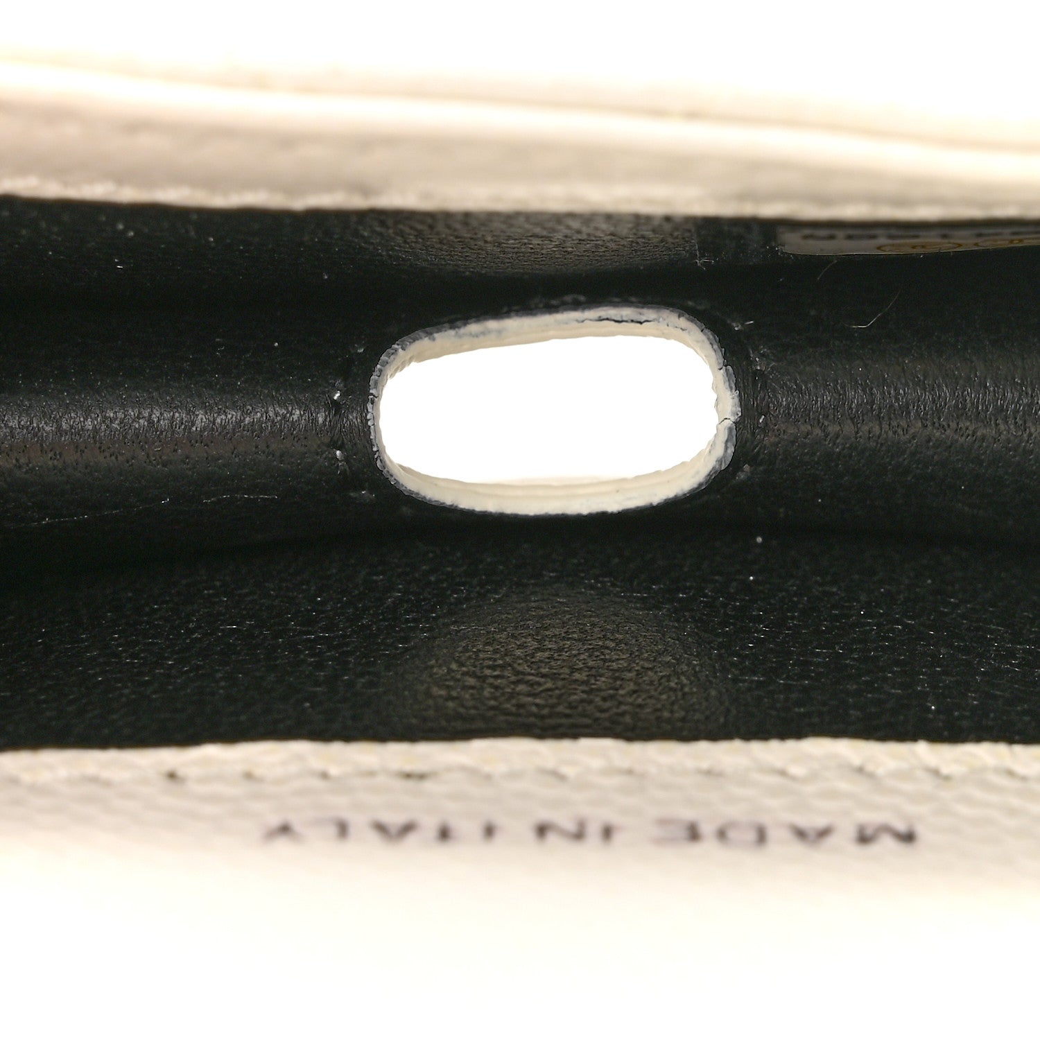 Caviar Quilted My Everything Airpods Pro Holder Belt White