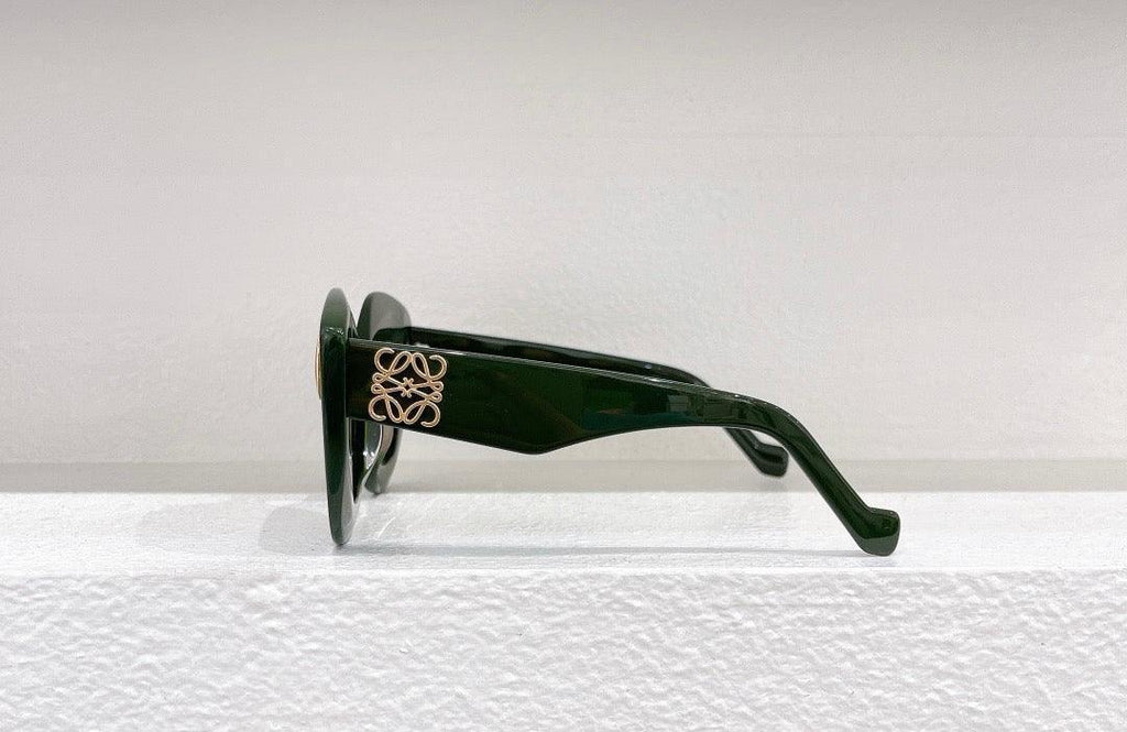 LOEWE Butterfly Inflated Round-Frame Acetate  40127 Sunglasses ✨