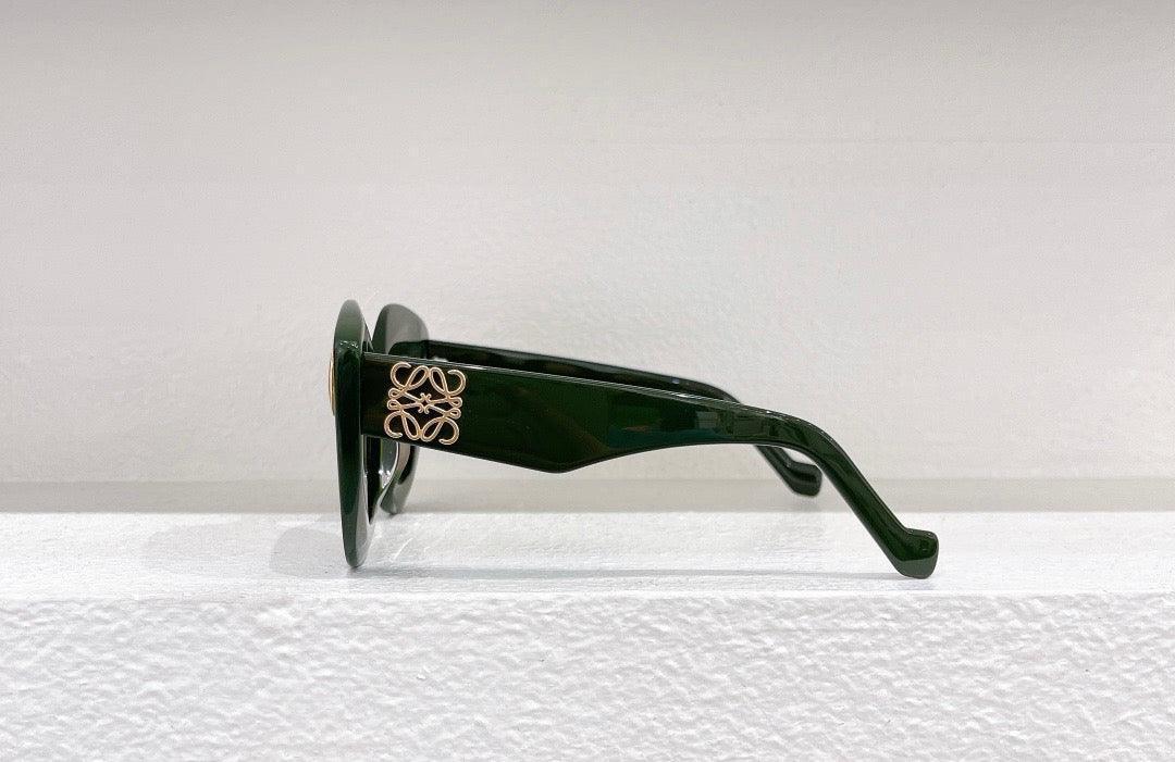 LOEWE Butterfly Inflated Round-Frame Acetate  40127 Sunglasses ✨