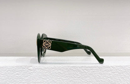 LOEWE Butterfly Inflated Round-Frame Acetate  40127 Sunglasses ✨