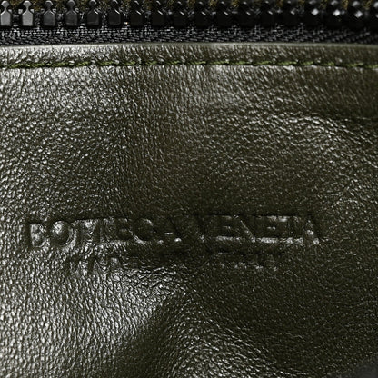 Calfskin Maxi Intrecciato Puffy Laptop Pouch Camping