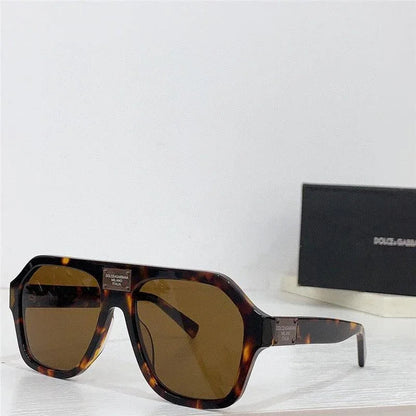 Dolce &amp; Gabbana Eyewear pilot-frame logo-plaque Sunglasses ✨