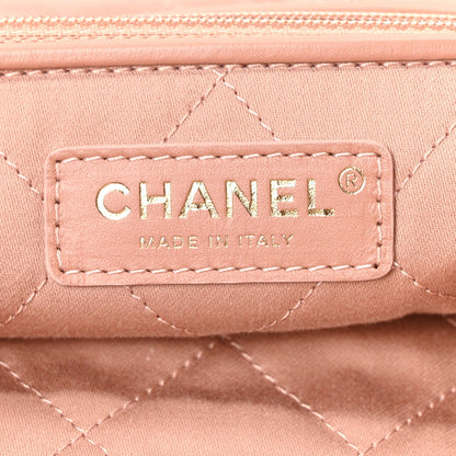 Metallic Calfskin Quilted Chanel 22 Copper