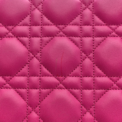 Lambskin Cannage Large Miss Dior Flap Sorbet