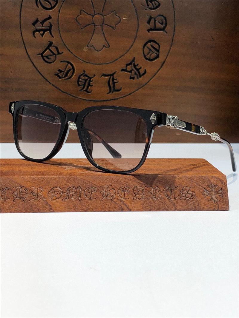 Chrome Hearts Sunglasses Frame Call Melice -Black-Gold-Silver ✨