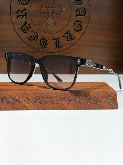 Chrome Hearts Sunglasses Frame Call Melice -Black-Gold-Silver ✨