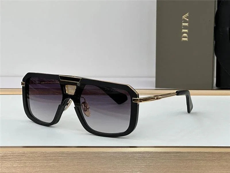 DITA MACH-8 Gold-Brown-Black Unisex  Sunglasses 🔱