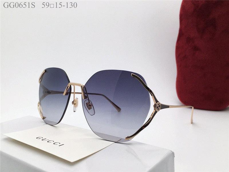 GUCCI 0651S Square 60mm Aviator Sunglasses ✨