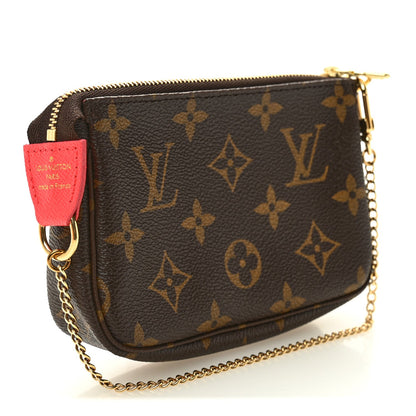 Monogram 2021 Christmas Animation London Mini Pochette Accessories Red