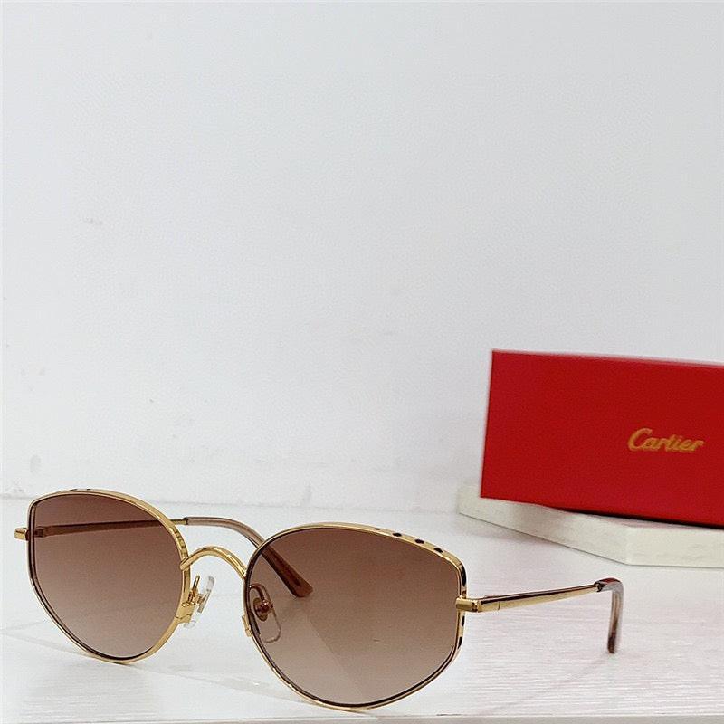 NEW Cartier metal frame sunglasses Panthere Women's s  0300S | 001 🐆