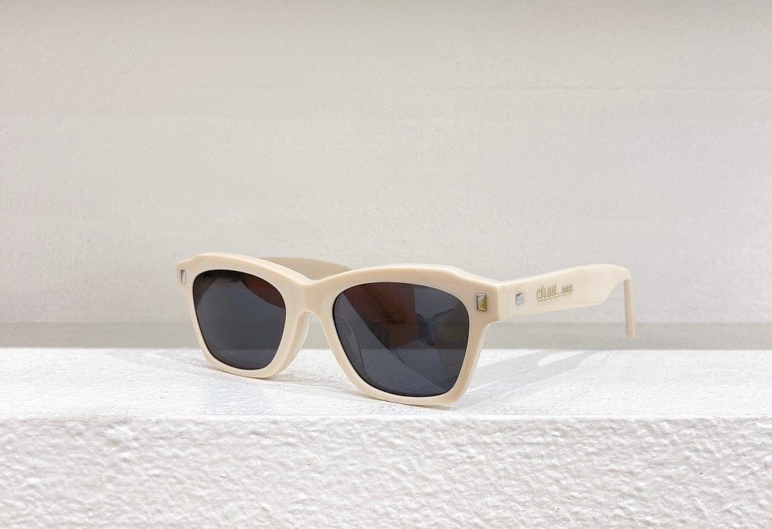 CELINE Rectangular Cat Eye Sunglasses CL40058I Black Women&