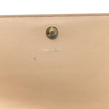 Grain De Poudre Classic Monogram Cassandre Clutch Nude