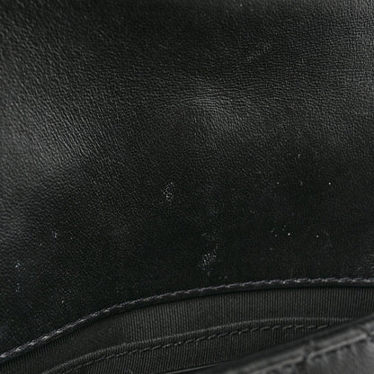 Lambskin Quilted Side Packs Black