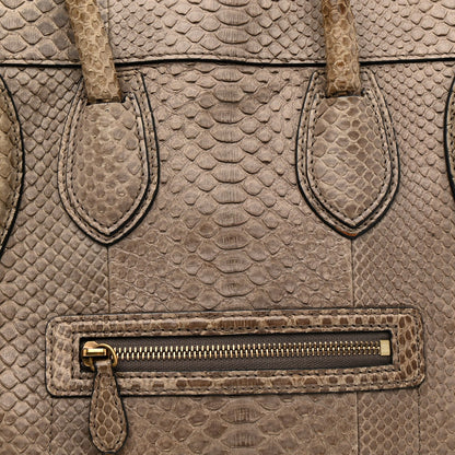 Snakeskin Mini Luggage Grey