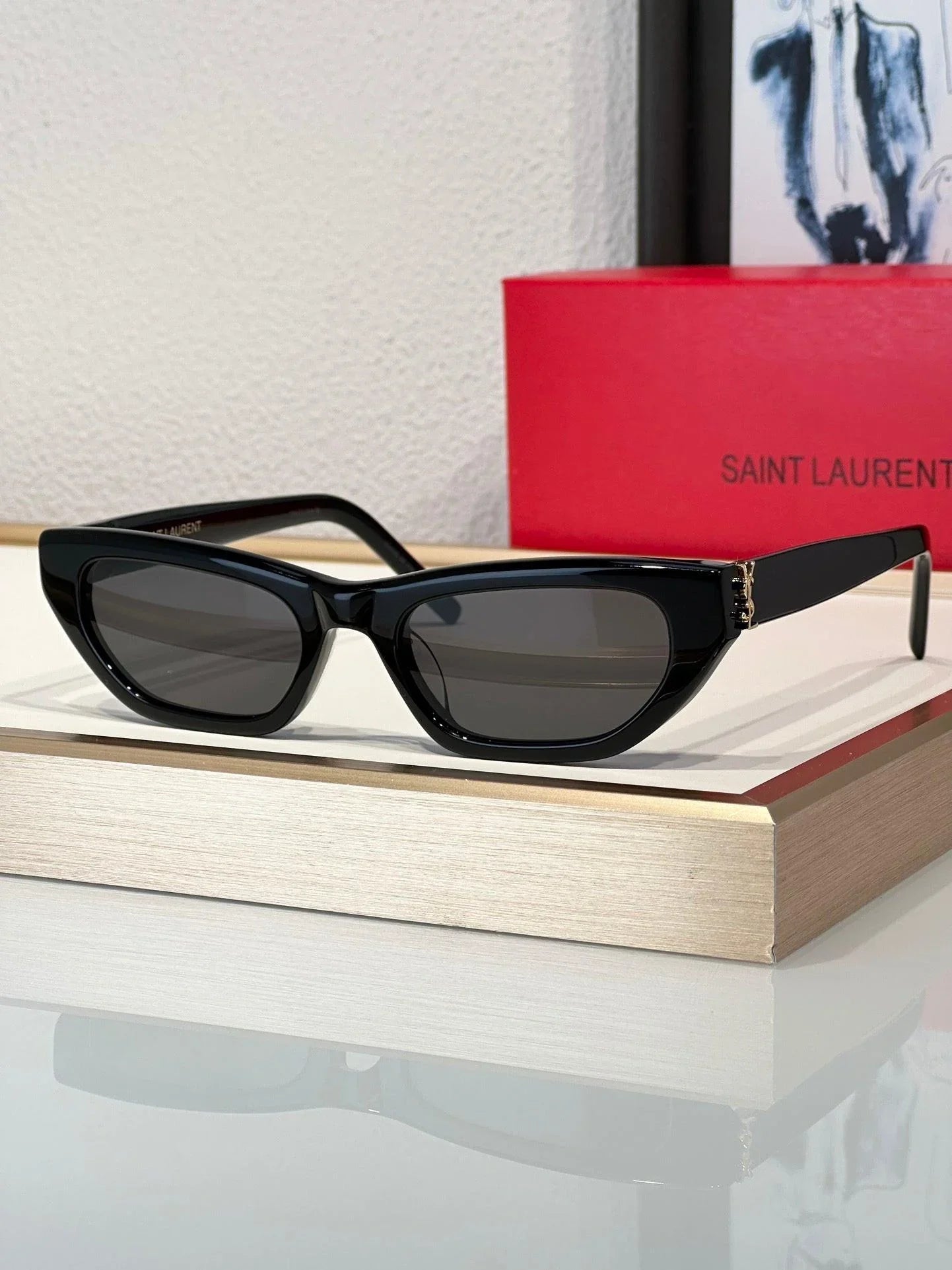 YSL Saint Laurent SL M126 cat-eye sunglasses ✨
