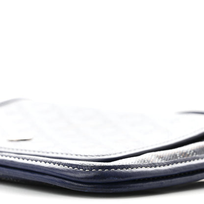 Goyardine Plumet Wallet Clutch Navy