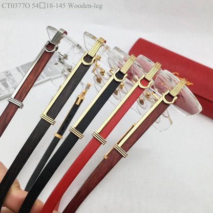 Cartier CT 0377O-NVt Optical Wooden frame 53-21-145  $2945 ✨