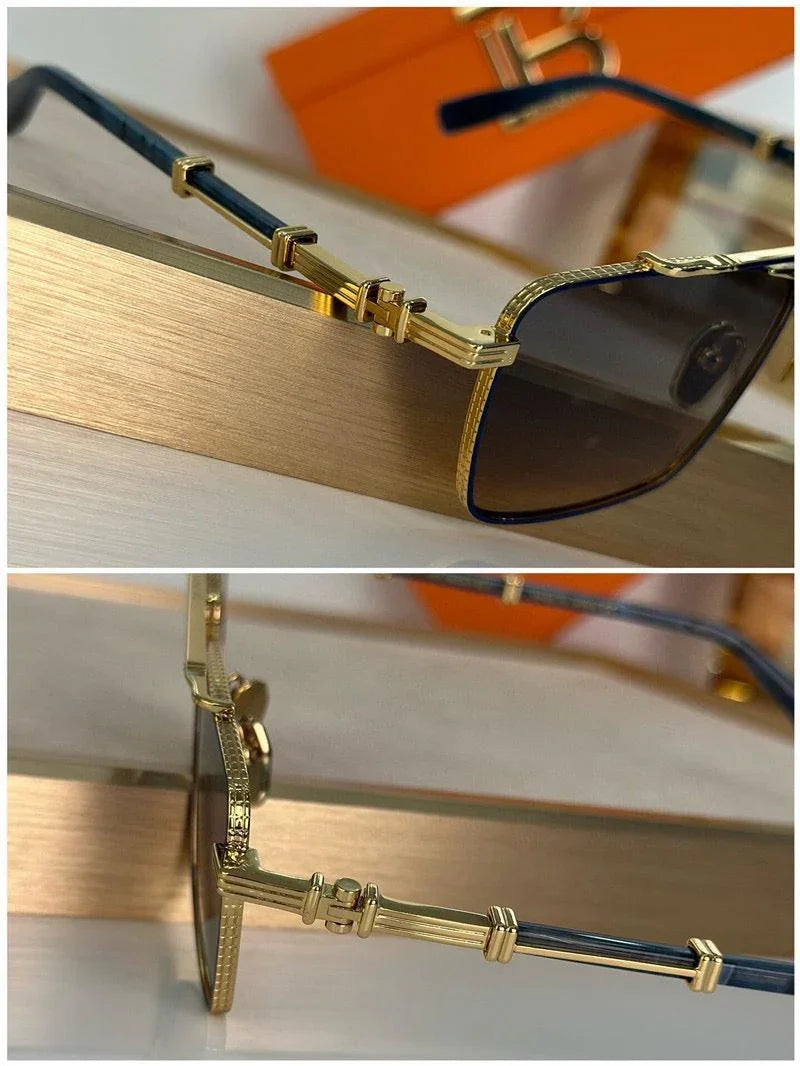BALMAIN BPS-149C Gold-Silver Sunglasses  ✨