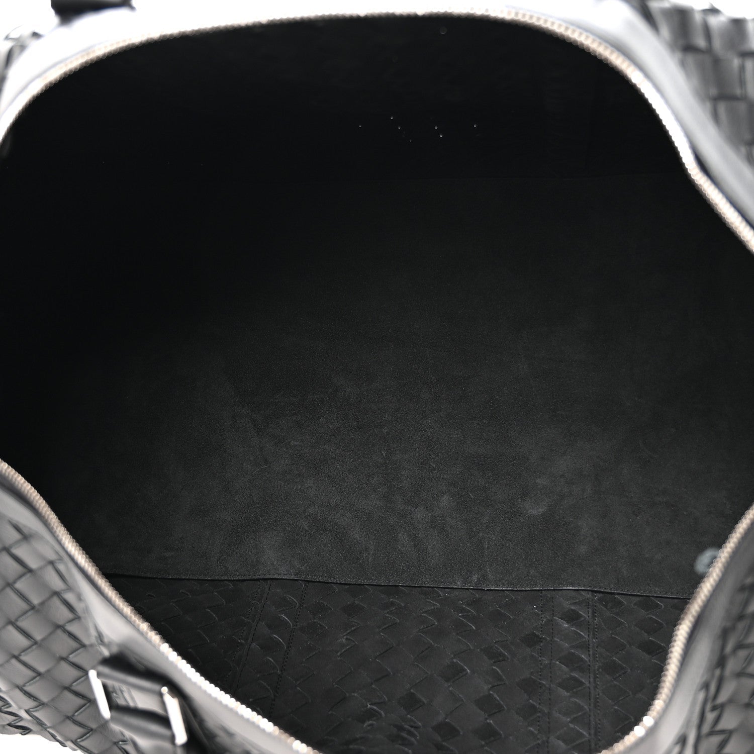 Nappa Intrecciato Weekend Bag Black