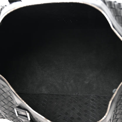 Nappa Intrecciato Weekend Bag Black