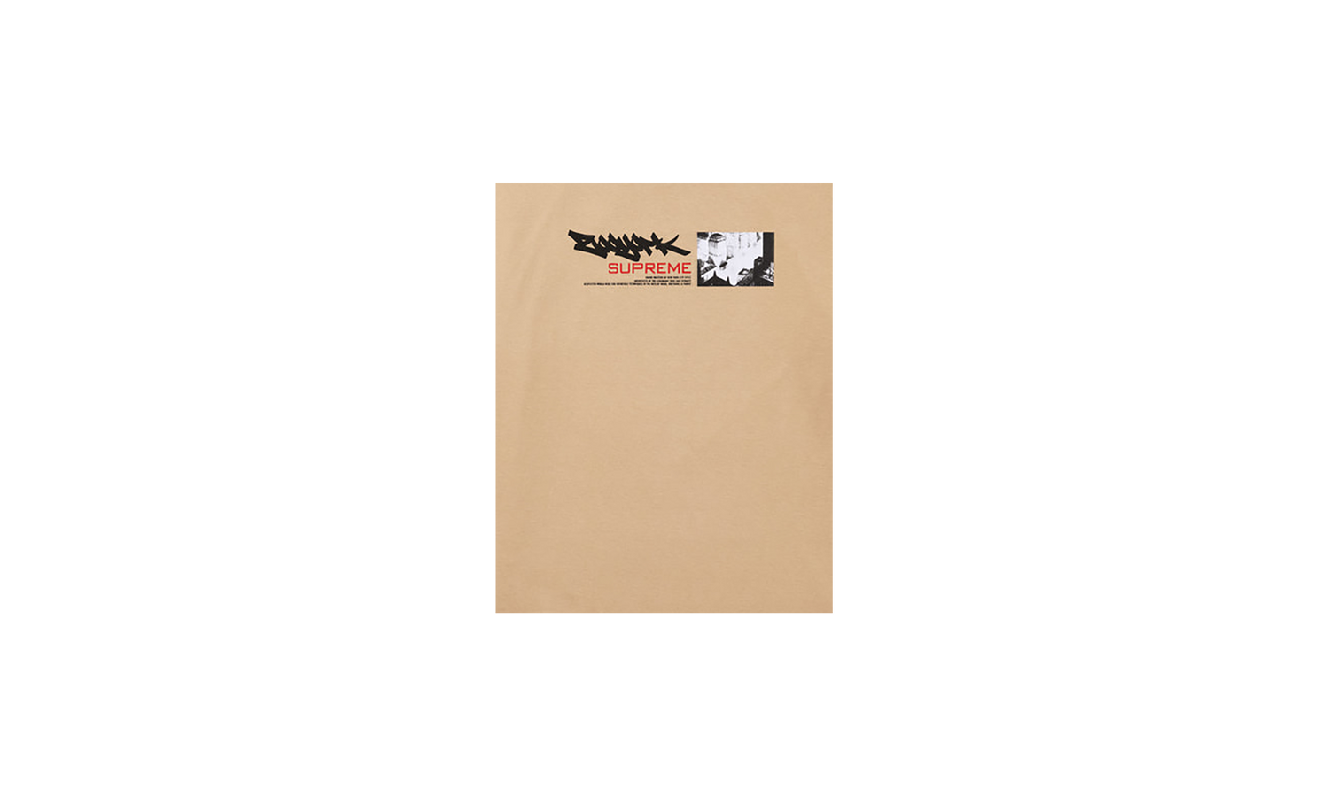 Supreme/Zoo York Dynasty Tee "SS25 - Khaki" SU25554