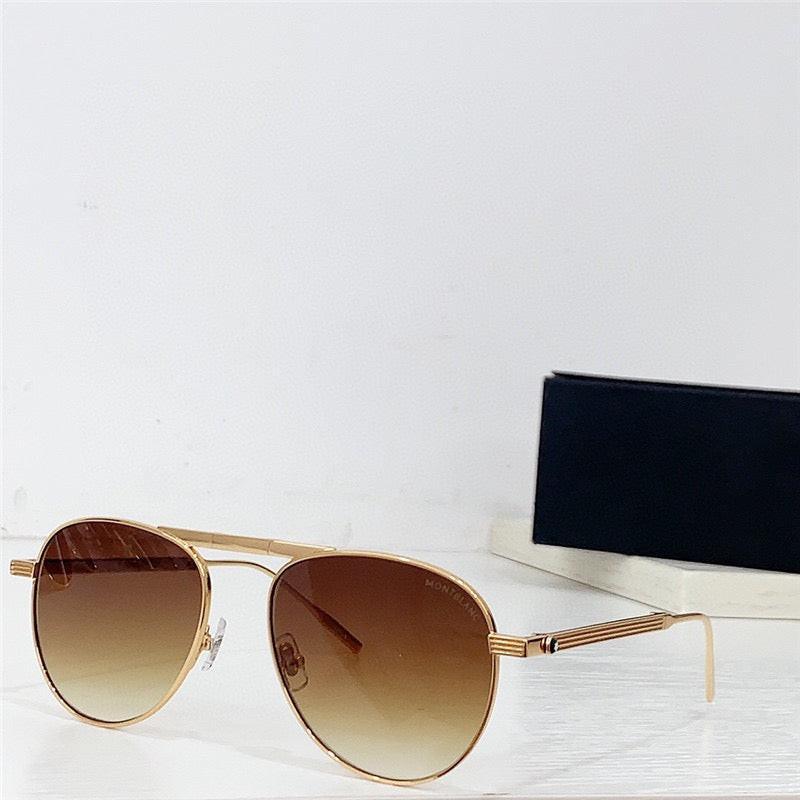 MONTBLANC MB 0091S 002 54-16 145 - Folding Aviator ZEISS Lenses✨