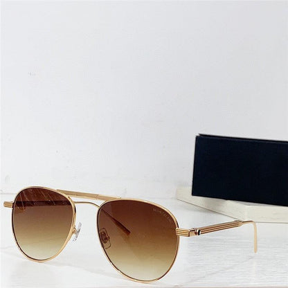 MONTBLANC MB 0091S 002 54-16 145 - Folding Aviator ZEISS Lenses✨
