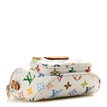 LV X TM Monogram Multicolor Mini Bumbag White
