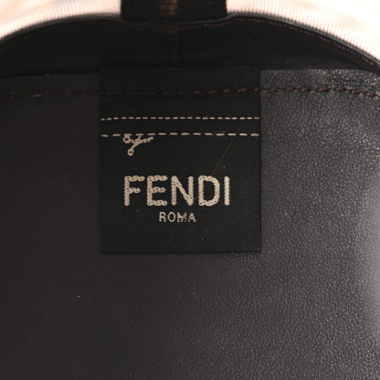 Mesh Vitello Grace F is Fendi FF 1974 Mini Mon Tresor Bucket Bag Marrone Black Ebano