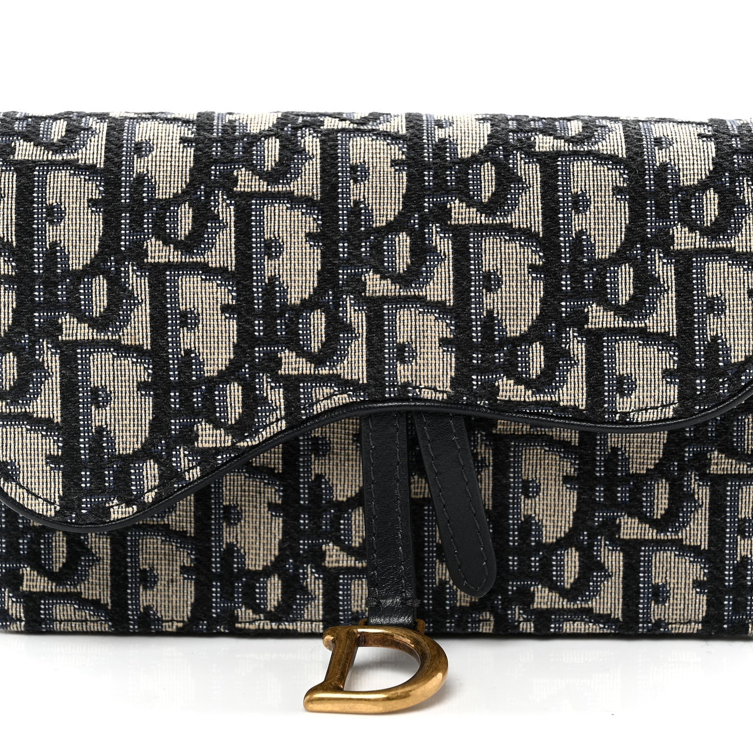Oblique Saddle Belt Bag Blue