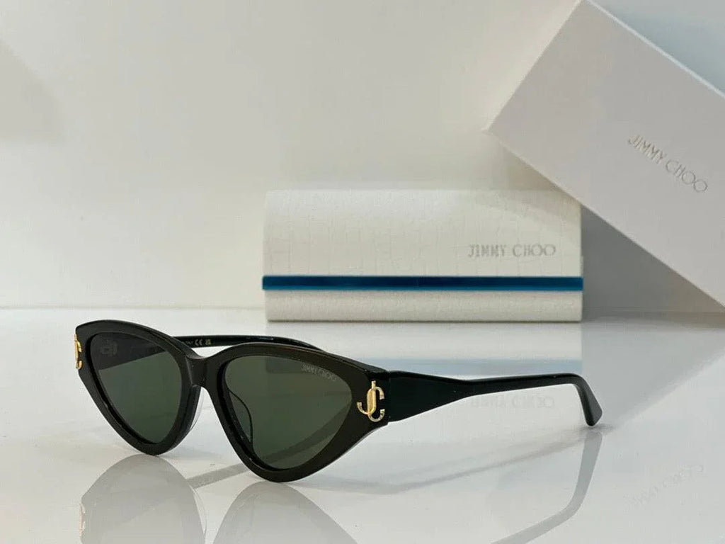 2024 Jimmy Choo JC5019 Cat Eye Sunglasses with Glitter women's ✨