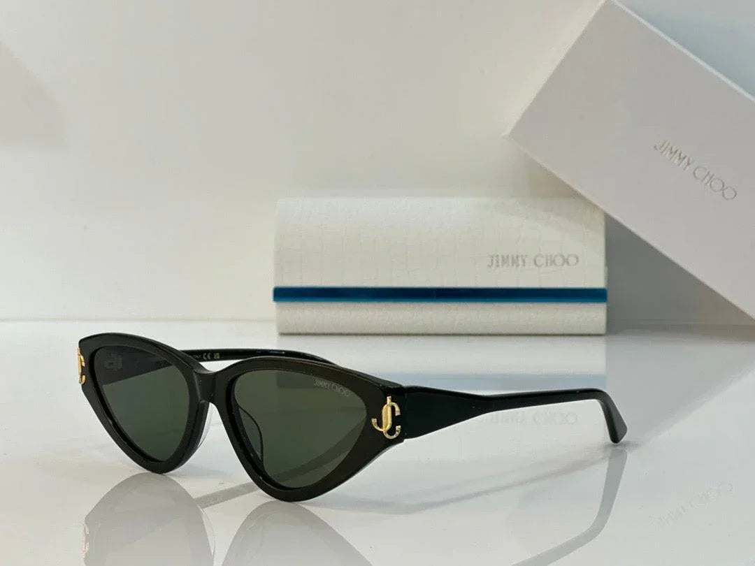 2024 Jimmy Choo JC5019 Cat Eye Sunglasses with Glitter women's ✨