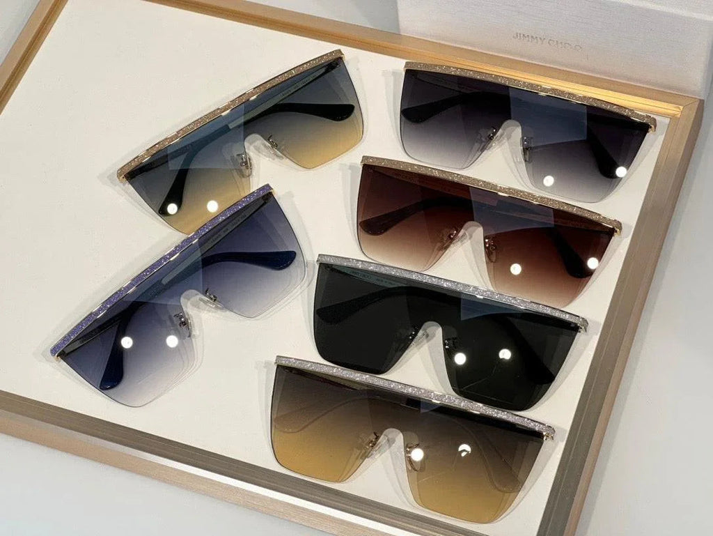Jimmy Choo Leah Mask oversize-frame Sunglasses Women's ✨