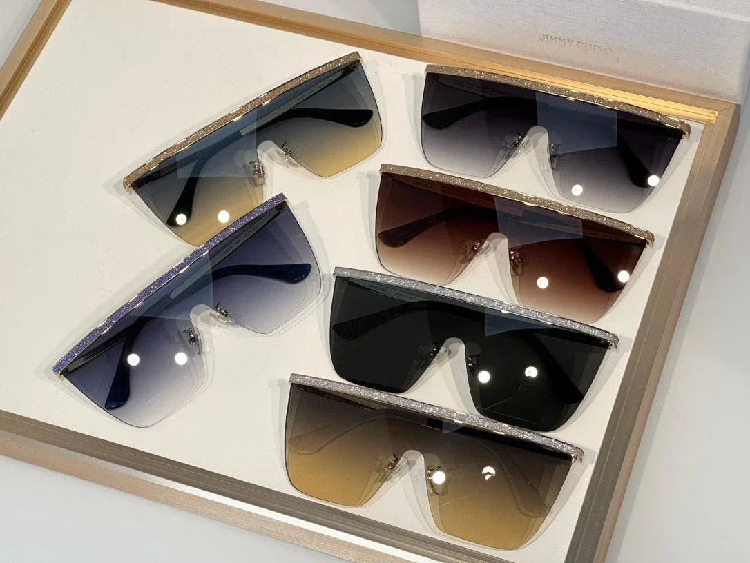Jimmy Choo Leah Mask oversize-frame Sunglasses Women's ✨