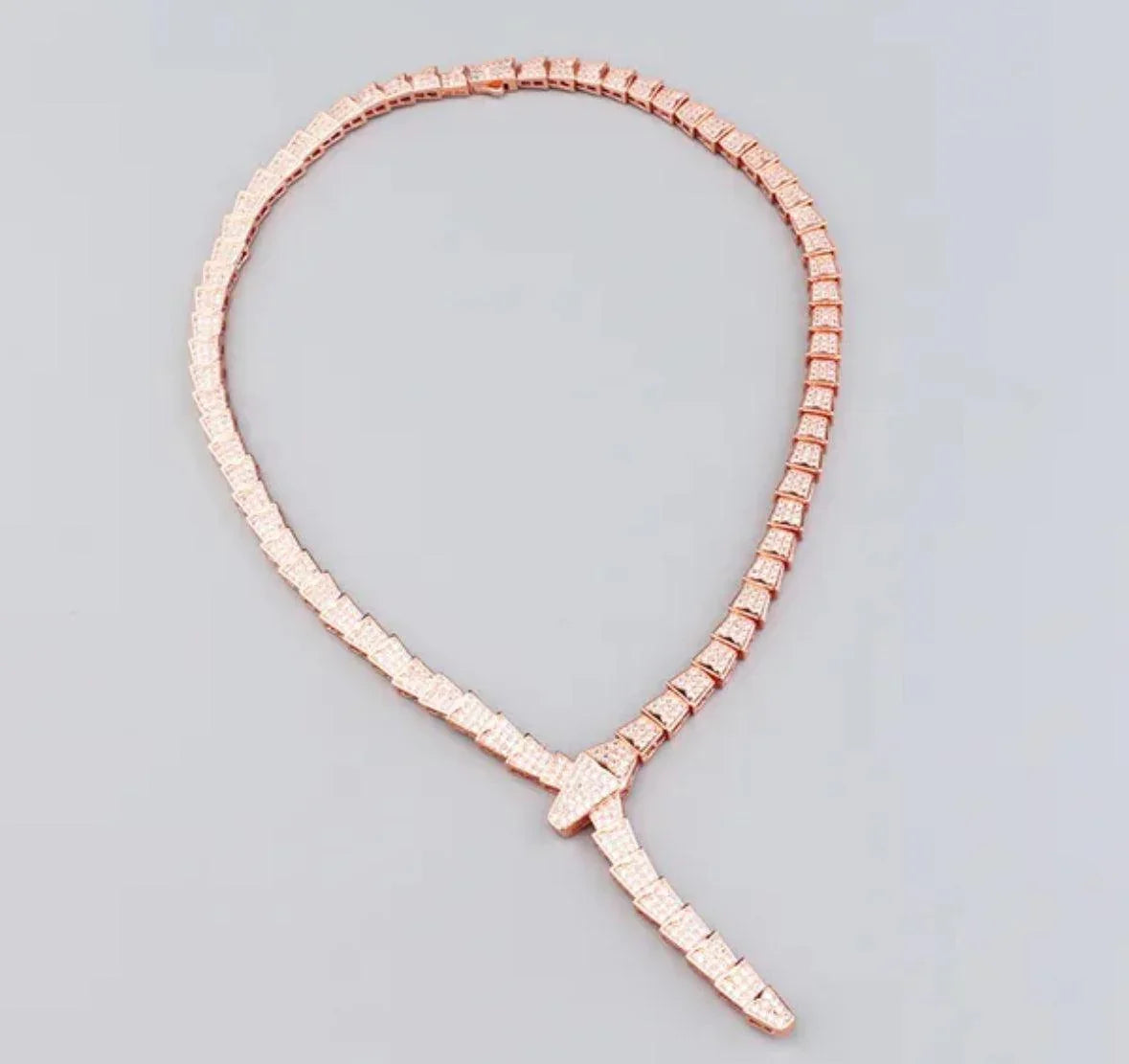 BVLGARI SERPENTI VIPER NECKLACE 18K Gold Plated Women&