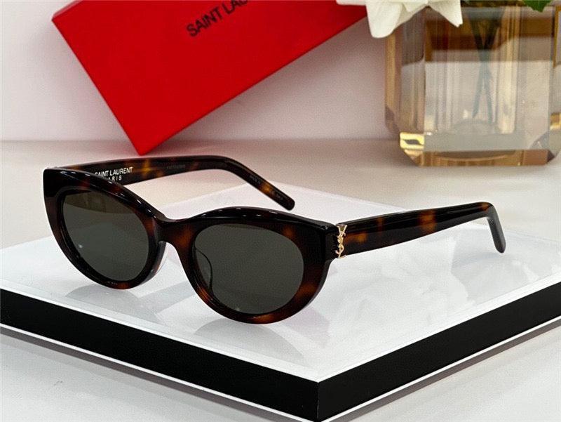 Saint Laurent Women's Monogram Hinge Narrow Cat Eye Sunglasses Women's ✨
